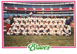 1978 Topps Baseball Cards      551     Atlanta Braves CL
